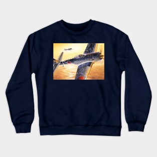 Nakajima Ki-43 Oscar Crewneck Sweatshirt